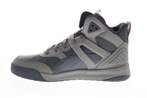Puma Backcourt Mid 37413904 Mens Gray Basketball Inspired Sneakers Shoes