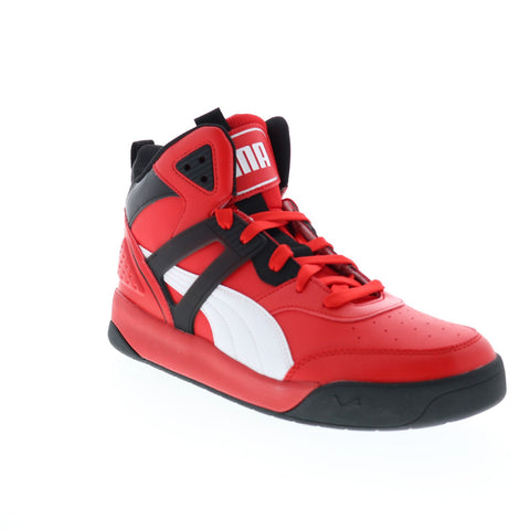 Puma Backcourt Mid 37413909 Mens Red Basketball Inspired Sneakers Shoes