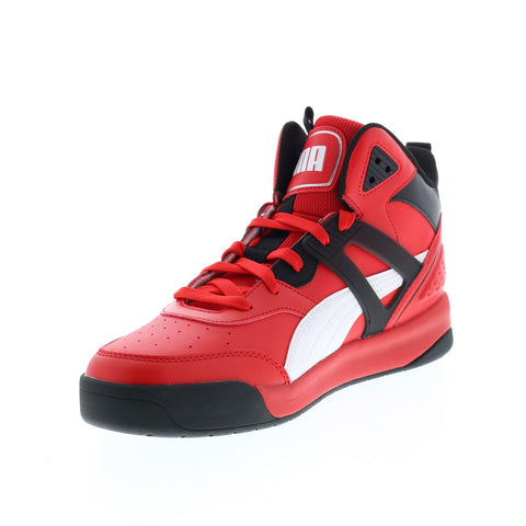 Puma Backcourt Mid 37413909 Mens Red Basketball Inspired Sneakers Shoes