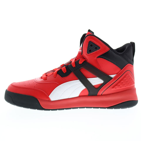 Puma Backcourt Mid 37413909 Mens Red Basketball Inspired Sneakers Shoes