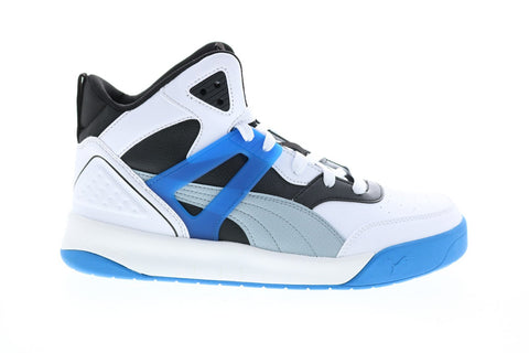Puma Backcourt Mid 37413910 Mens White Synthetic Basketball Inspired Sneakers Shoes