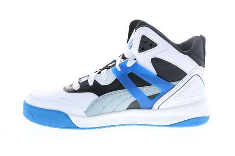 Puma Backcourt Mid 37413910 Mens White Synthetic Basketball Inspired Sneakers Shoes
