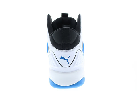 Puma Backcourt Mid 37413910 Mens White Synthetic Basketball Inspired Sneakers Shoes