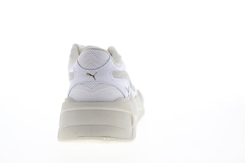 Puma Rs-X3 Luxe 37429301 Mens White Mesh Lace Up Low Top Sneakers Shoes
