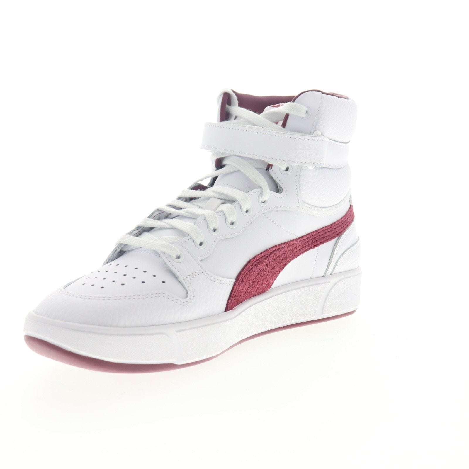 Puma Sky Lx Def Jam 37453601 Mens White Leather High Top Lace Up 