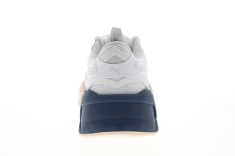 Puma RS-X3 Leather Fade 37465701 Womens White Mesh Lifestyle Sneakers Shoes