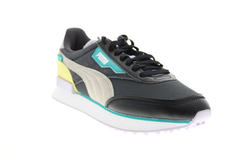 Puma Future Rider Soft Metal 37466501 Womens Black Lifestyle Sneakers Shoes