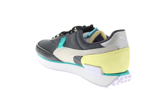 Puma Future Rider Soft Metal 37466501 Womens Black Lifestyle Sneakers Shoes