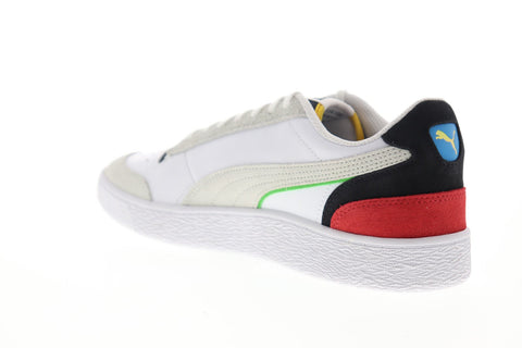 Puma Ralph Sampson Lo WH 37474901 Mens White Suede Lace Up Low Top Sneakers Shoes