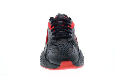 Puma RS-X3 Prism 37475801 Mens Black Leather Lifestyle Sneakers Shoes