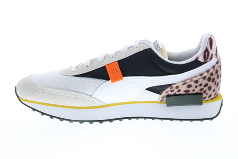 Puma Future Rider W.Cats 37476801 Mens White Mesh Lifestyle Sneakers Shoes