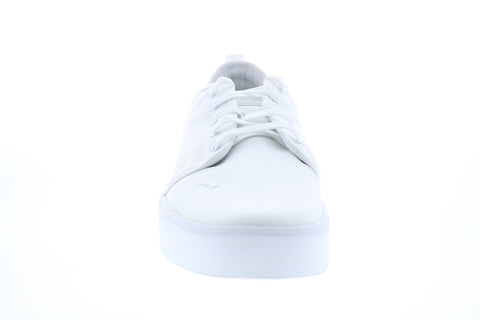 Puma EL Rey II 37478404 Mens White Canvas Lace Up Lifestyle Sneakers Shoes