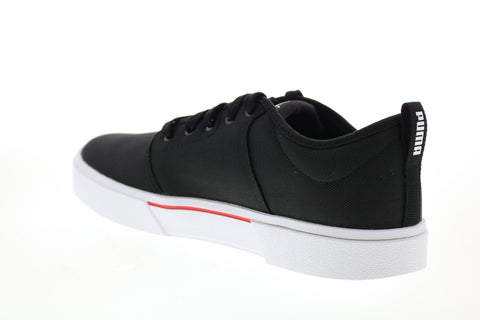 Puma EL Rey II 37478406 Mens Black Canvas Lace Up Lifestyle Sneakers Shoes