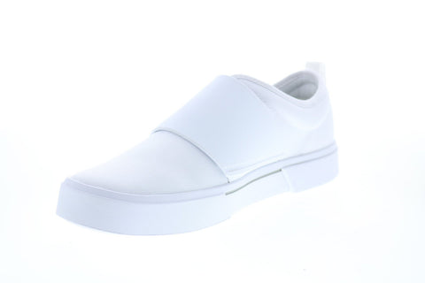 Puma EL Rey II Slip on 37478501 Mens White Canvas Lifestyle Sneakers Shoes