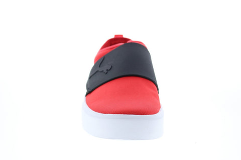 Puma EL Rey II Slip on 37478502 Mens Red Canvas Lifestyle Sneakers Shoes