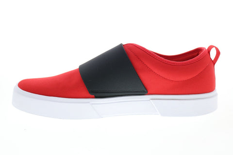 Puma EL Rey II Slip on 37478502 Mens Red Canvas Lifestyle Sneakers Shoes