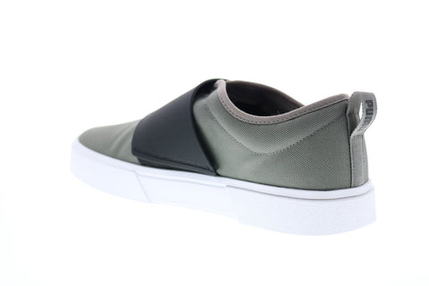 Puma El Rey II Slip On 37478503 Mens Gray Canvas Lifestyle Sneakers Shoes