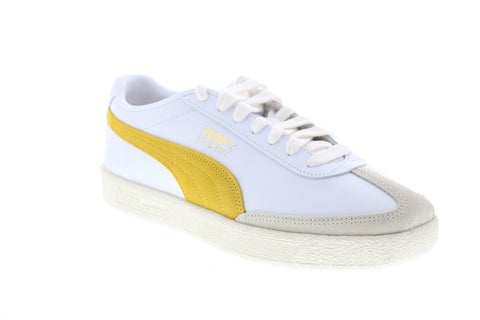 Puma Oslo-City Prm 37480001 Mens White Leather Lace Up Sneakers Lifestyle Shoes