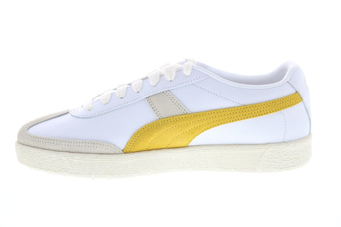 Puma Oslo-City Prm 37480001 Mens White Leather Lace Up Sneakers Lifestyle Shoes