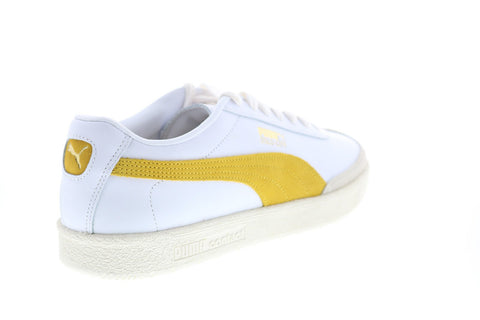 Puma Oslo-City Prm 37480001 Mens White Leather Lace Up Sneakers Lifestyle Shoes