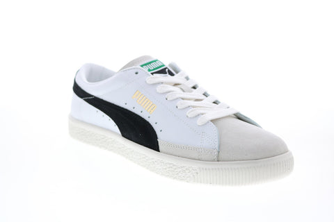 Puma Basket VTG 37492201 Mens Suede White Lifestyle Sneakers Shoes