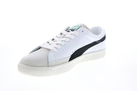 Puma Basket VTG 37492201 Mens Suede White Lifestyle Sneakers Shoes