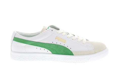 Puma Basket VTG 37492205 Mens White Leather Lifestyle Sneakers Shoes