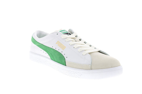 Puma Basket VTG 37492205 Mens White Leather Lifestyle Sneakers Shoes