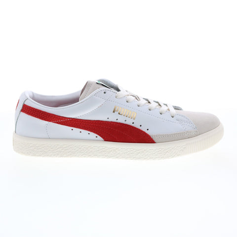 Puma Basket VTG Vintage 37492215 Mens White Leather Lifestyle Sneakers Shoes