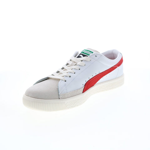 Puma Basket VTG Vintage 37492215 Mens White Leather Lifestyle Sneakers Shoes