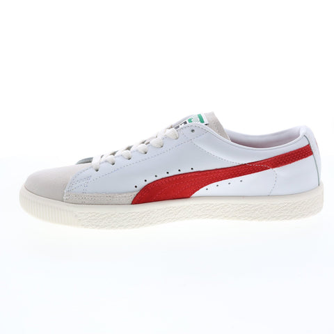 Puma Basket VTG Vintage 37492215 Mens White Leather Lifestyle Sneakers Shoes