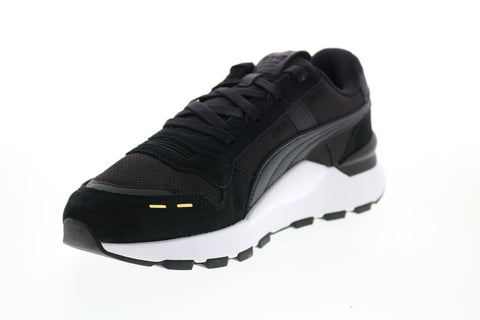 Puma RS 2.0 Femme 37495803 Womens Black Canvas Lifestyle Sneakers Shoes