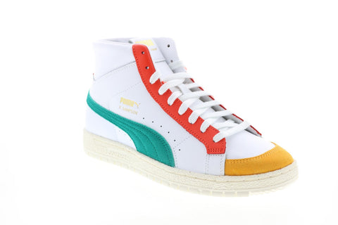 Puma Ralph Sampson 70 Mid Archive Mens White Lifestyle Sneakers Shoes