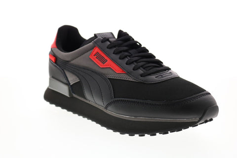 Puma Future Rider Sprint 37499502 Mens Black Mesh Lifestyle Sneakers Shoes