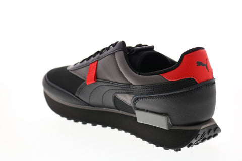 Puma Future Rider Sprint 37499502 Mens Black Mesh Lifestyle Sneakers Shoes