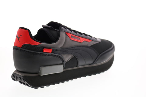 Puma Future Rider Sprint 37499502 Mens Black Mesh Lifestyle Sneakers Shoes