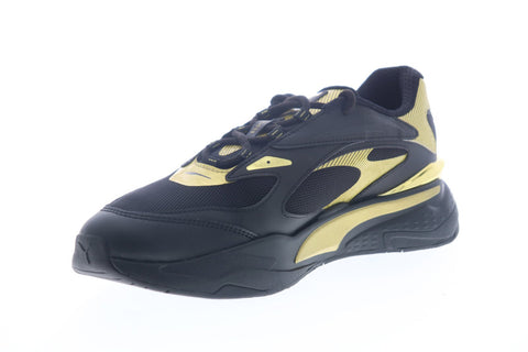 Puma RS-Fast Metal 37538301 Mens Black Mesh Lifestyle Sneakers Shoes