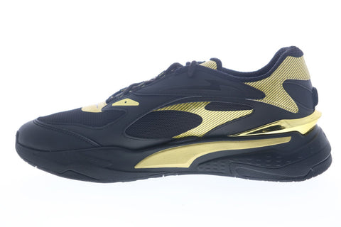 Puma RS-Fast Metal 37538301 Mens Black Mesh Lifestyle Sneakers Shoes