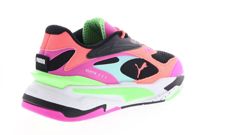 Puma RS-Fast 37540304 Womens Pink Black Synthetic Lifestyle Sneakers Shoes