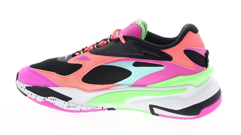 Puma RS-Fast 37540304 Womens Pink Black Synthetic Lifestyle Sneakers Shoes