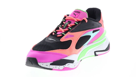 Puma RS-Fast 37540304 Womens Pink Black Synthetic Lifestyle Sneakers Shoes
