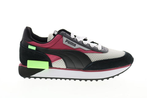 Puma Future Rider Galaxy 37558404 Womens Black Mesh Lifestyle Sneakers Shoes