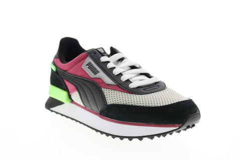 Puma Future Rider Galaxy 37558404 Womens Black Mesh Lifestyle Sneakers Shoes