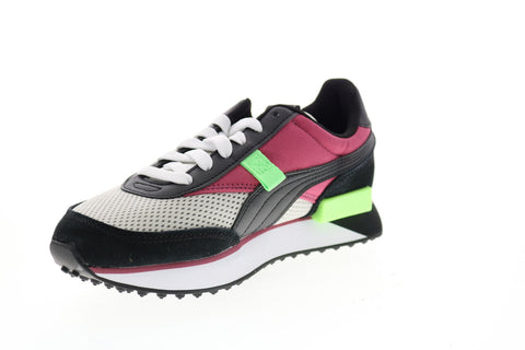 Puma Future Rider Galaxy 37558404 Womens Black Mesh Lifestyle Sneakers Shoes