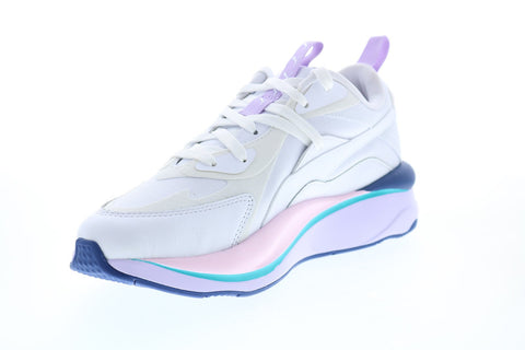Puma RS-Curve Solar 37577601 Womens White Canvas Lifestyle Sneakers Shoes