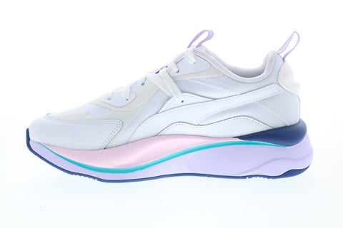 Puma RS-Curve Solar 37577601 Womens White Canvas Lifestyle Sneakers Shoes