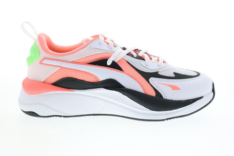 Puma RS-Curve 37578201 Womens White Mesh Lace Up Lifestyle Sneakers Shoes
