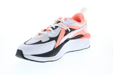 Puma RS-Curve 37578201 Womens White Mesh Lace Up Lifestyle Sneakers Shoes