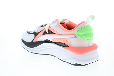 Puma RS-Curve 37578201 Womens White Mesh Lace Up Lifestyle Sneakers Shoes