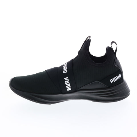 Puma Radiate Mid Logo 37609301 Womens Black Lifestyle Sneakers Shoes